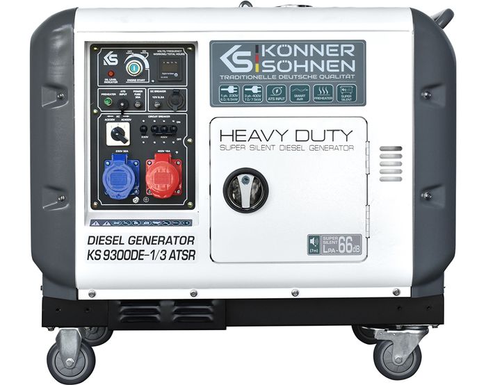 Дизельный генератор Könner & Söhnen KS 9300DE-1/3 ATSR фото 3