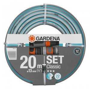 Шланг Gardena Classic 13мм (1/2"), 20 м + комплект д/поливу фото 1