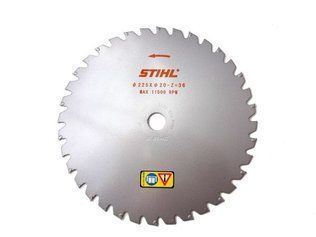 Диск с твердосплавными зубьями STIHL 225 мм - 36 зубьев для FS 260 - FS 560 (40007134211) фото 1