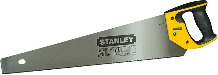 Ножівка Jet-Cut Fine завдовжки 500 мм для поперечного та поздовжнього різу по деревині STANLEY 2-15-599 фото 2