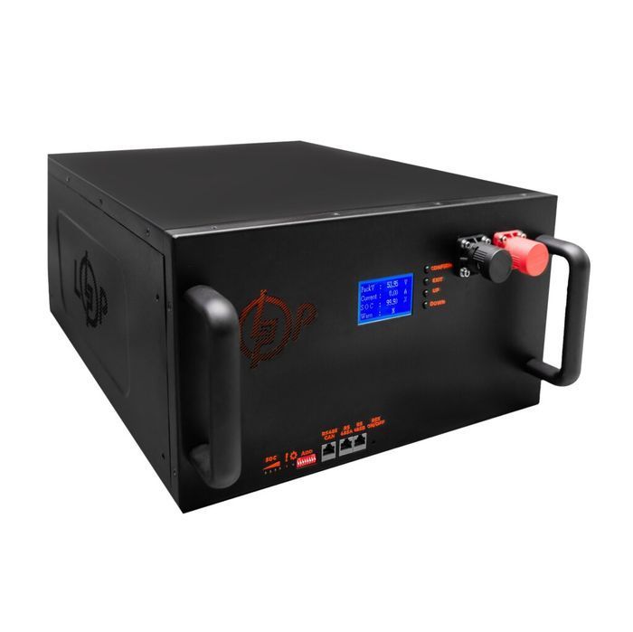 Акумулятор LogicPower LiFePO4 51,2V - 230 Ah (11776Wh) (Smart BMS 200A/100А) з LCD метал RM 23628 фото 2