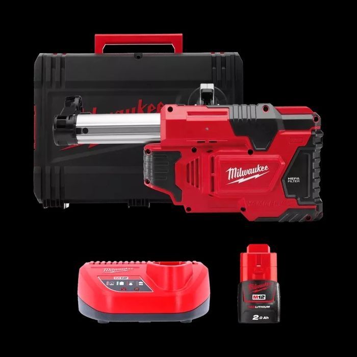 Система пиловидалення для перфораторів Milwaukee M12 DE-201X (4933443003) фото 5