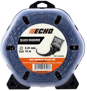 Леска косильная Echo 82560 Black Diamond диаметр 2.4 мм 41 м (340095070) фото 1