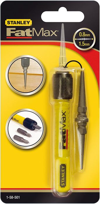 Добойник “FatMax® Interchangeable Nail Set” с переставным наконечником 0,8 мм+1,6 мм, длиной 76 мм STANLEY 1-58-501 фото 4