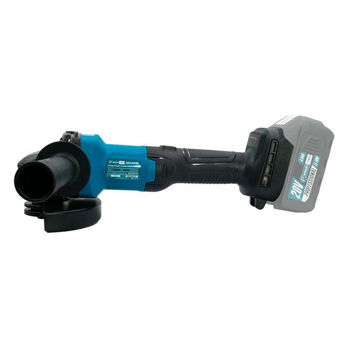Аккумуляторная угловая шлифовальная машина PROFI-TEC DGA201BL POWERLine фото 6