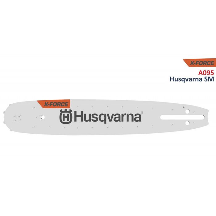 Пильная шина Husqvarna X-Force 12"/30 см, 3/8" mini, 1.3 мм, SM, SN, 45DL (5822076-45) фото 1