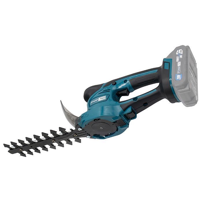 Акционный КОМПЛЕКТ PROFI-TEC: Аккумуляторная газонокосилка EcoCut 51 Pro 40 В (2&times;20 В) + Аккумуляторные ножницы-кусторезы PHT1110 + 2&times;PT2080EP (8.0 Ач), ЗУ QBCD20/4 dual quick, коробка фото 6