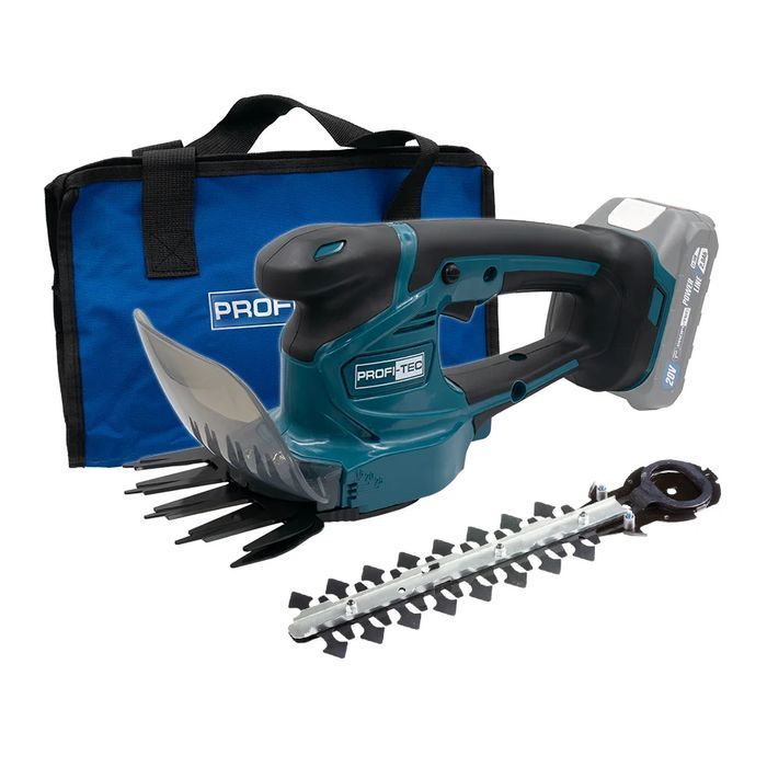 Акционный КОМПЛЕКТ PROFI-TEC: Аккумуляторная газонокосилка EcoCut 51 Pro 40 В (2&times;20 В) + Аккумуляторные ножницы-кусторезы PHT1110 + 2&times;PT2080EP (8.0 Ач), ЗУ QBCD20/4 dual quick, коробка фото 4