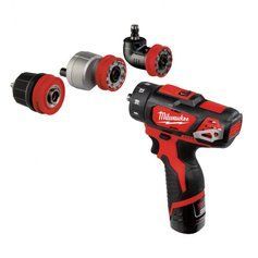Дрель-шуруповерт аккумуляторный Milwaukee M12 BDDXKIT-202C (4933447836) фото 1