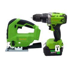Комплект Шуруповерт Procraft PA18BL extra + акумуляторний лобзик Procraft ST18 фото 1