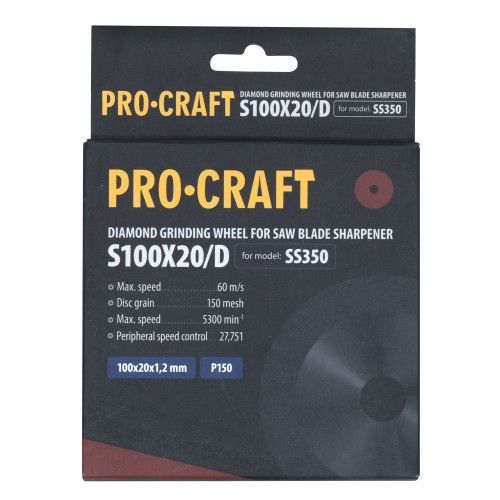 Заточной алмазный диск Procraft S100X20/D к SS350 фото 2