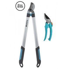 Сучкорез для зеленых веток до 42 мм Gardena EasyCut 680 B и секатор до 18 мм Classic (12003-30) фото 1