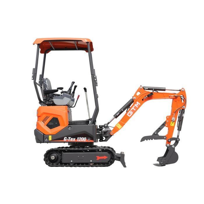 Мини-экскаватор GTM G-Tex 1200кг/1.76м фото 3