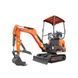 Мини-экскаватор GTM G-Tex 1200кг/1.76м