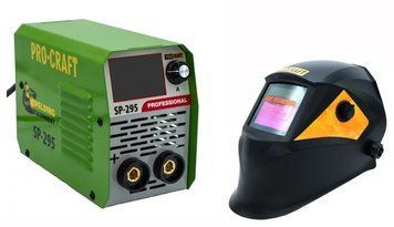 Сварочный аппарат Procraft SP295 (Кейс) + Сварочная маска Procraft SPH90-30 new фото 1