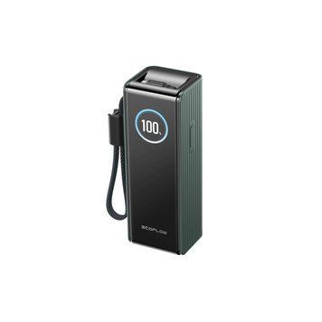 Павербанк EcoFlow RAPID Power Bank з кабелями 25000mAh зелений фото 1