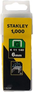 Скоби тип G висотою 6 мм для степлера Heavy Duty, в упаковці 1000 шт. фото 1