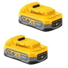 Набір акумуляторних батарей PowerStack DeWALT DCBP318S2 фото 1