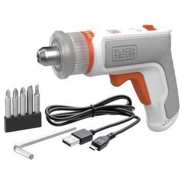 Аккумуляторная отвертка BLACK+DECKER BCRTA01 фото 1