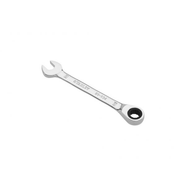 Ключ гайковий комбінований розміром 10 мм із храповим механізмом STANLEY 4-89-936 фото 1