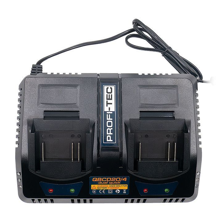 Двопортовий зарядний пристрій PROFI-TEC QBCD20/4 dual quick фото 5