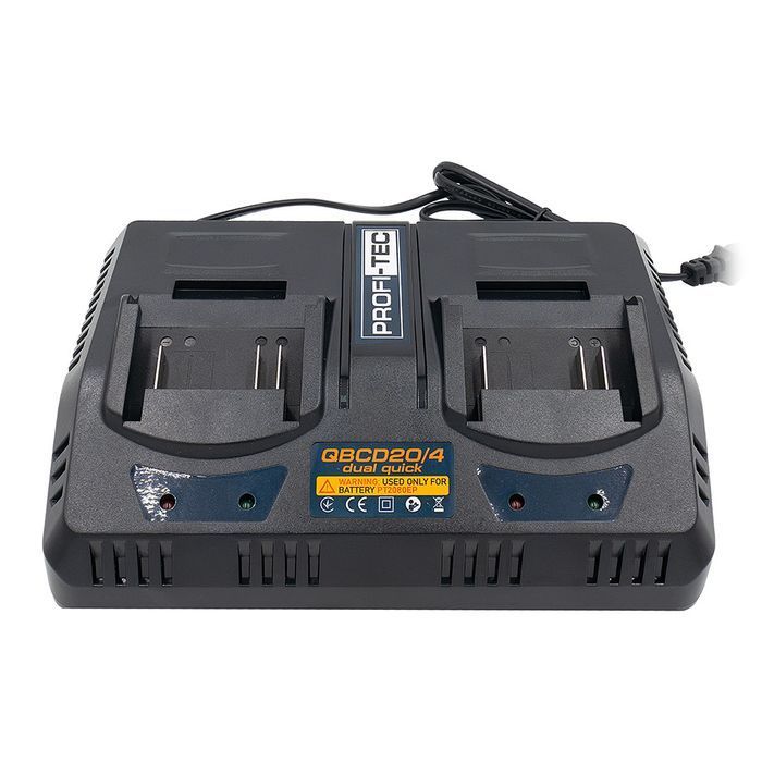 Двопортовий зарядний пристрій PROFI-TEC QBCD20/4 dual quick фото 4