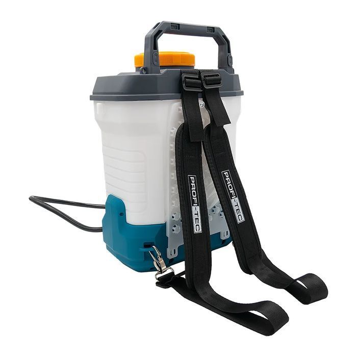 Акумуляторний обприскувач PROFI-TEC PS-10L/20V (20 В, бак 10 л, тиск 4.0 бар, 2.9 л/хв) 1&times;PT2020VX (2.0 Aг), ЗП BC10, насадки, коробка фото 10