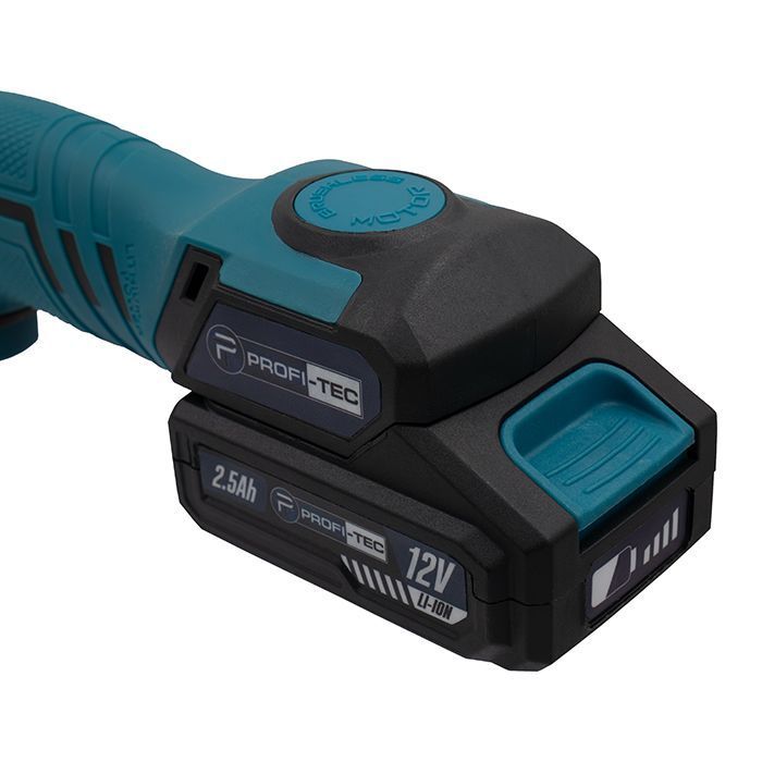 Аккумуляторная эксцентриковая полировальная машина PROFI-TEC PPM-8012SCP Set Professional (2&times;PT1225 (2.5 Ач), зарядное устройство) фото 8