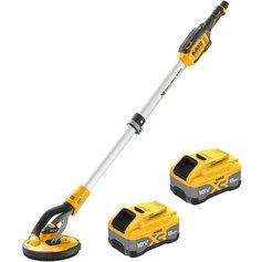 Шліфмашина ексцентрикова акумуляторна безщіткова DeWALT, XR Li-Ion 18 В 8Аг, розмір підошви 225 мм, 700-1200 об/хв, вага 3.9 кг, 2 акумулятори, зарядний пристрій, сумка фото 1