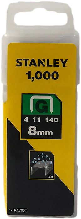Скоби тип G висотою 8 мм для степлера Heavy Duty, в упаковці 1000 шт. фото 1