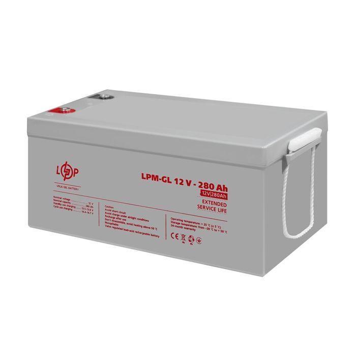 Аккумулятор гелевый LogicPower LPM-GL 12V - 280 Ah 13185 фото 3