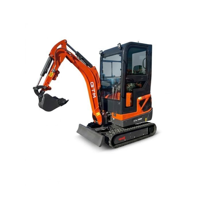 Мини-экскаватор GTM G-Tex 1800NC 1800 кг/2.13м с кабиной фото 3