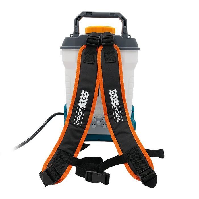 Акумуляторний обприскувач PROFI-TEC PS-12L/20V (20 В, бак 12 л, тиск 4.0 бар, 2.9 л/хв) без АКБ та ЗП, насадки, коробка фото 8