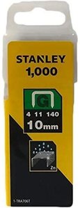 Скоби тип G висотою 10 мм для степлера Heavy Duty, в упаковці 1000 шт. фото 1