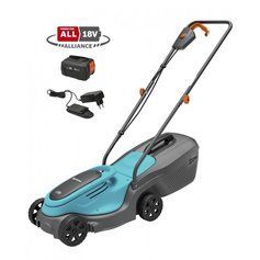 Аккумуляторная газонокосилка Gardena PowerMax 30/18V P4A Set (14630-20) фото 1