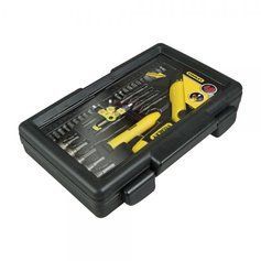 Отверточный держатель Pistol Grip Ratchet с храповым механизмом и набором из тридцати семи бит STANLEY 0-63-038 фото 1
