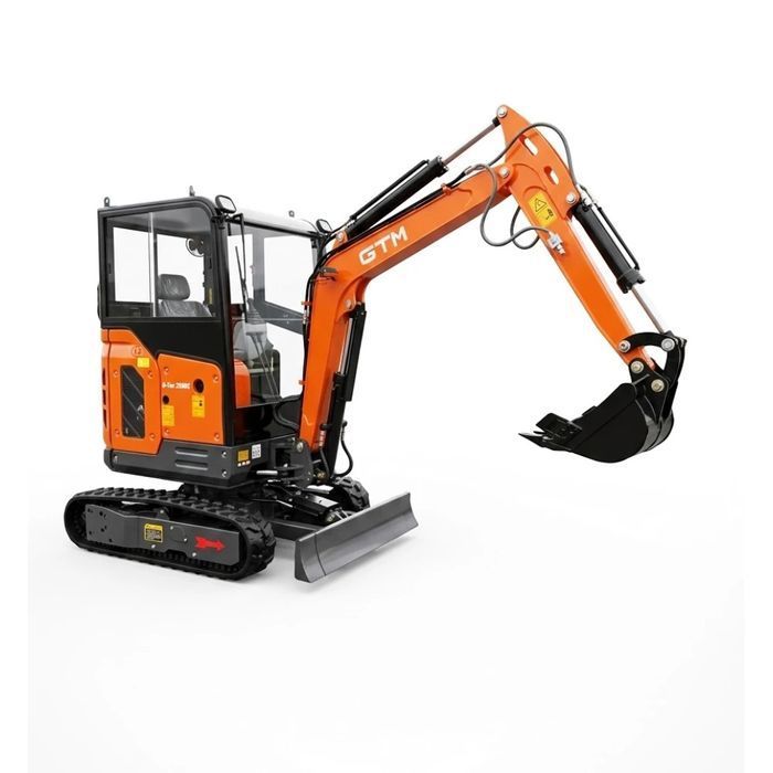 Мини-экскаватор GTM G-Tex 2500C 2500 кг/2.5м с кабиной фото 4