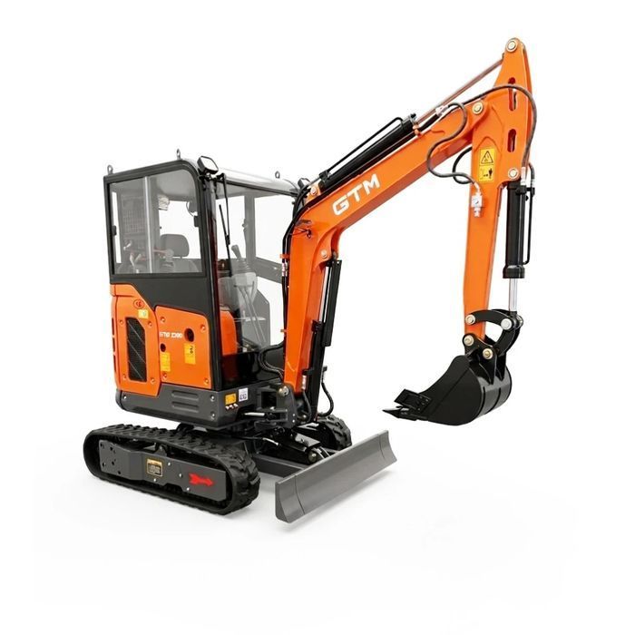 Мини-экскаватор GTM G-Tex 2500C 2500 кг/2.5м с кабиной фото 2
