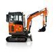 Мини-экскаватор GTM G-Tex 2500C 2500 кг/2.5м с кабиной