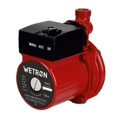 Насос для повышения давления 120Вт Hmax 9м Qmax 30л/мин &Oslash;&frac34;" 160мм + гайки &Oslash;&frac12;" WETRON (774271) фото 1
