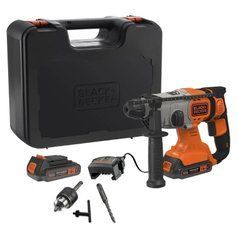 Перфоратор аккумуляторный BLACK+DECKER BCD900E2K фото 1