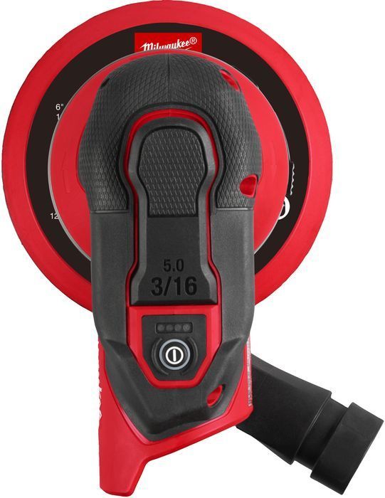Шліфувальна машина ексцентрикова акумуляторна MILWAUKEE M12 FROS5-0 &Oslash;150мм (каркас) фото 4