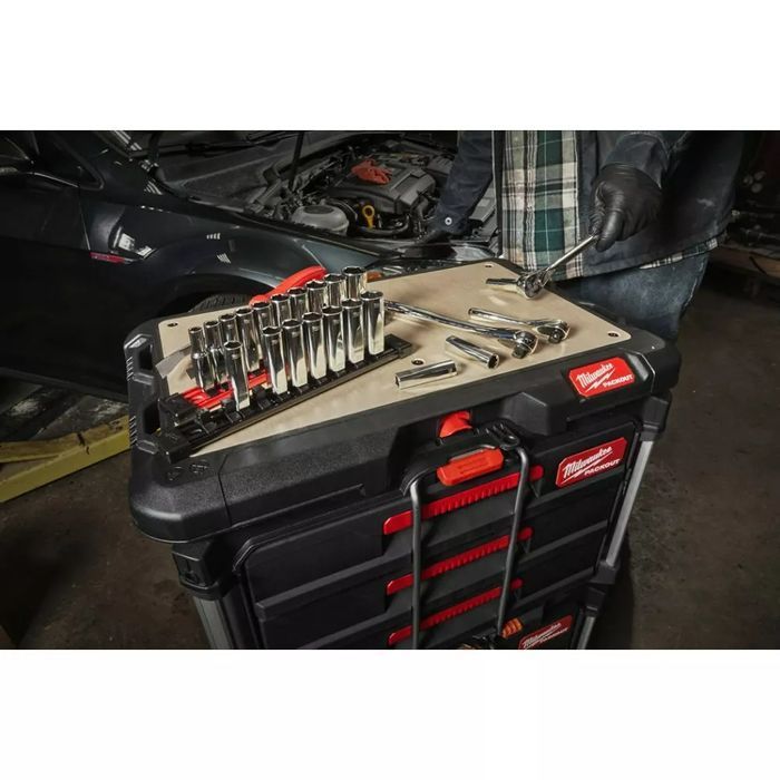 Набор дюймовых торцевых головок Milwaukee 3/8", 10 шт. (4932492508) фото 2