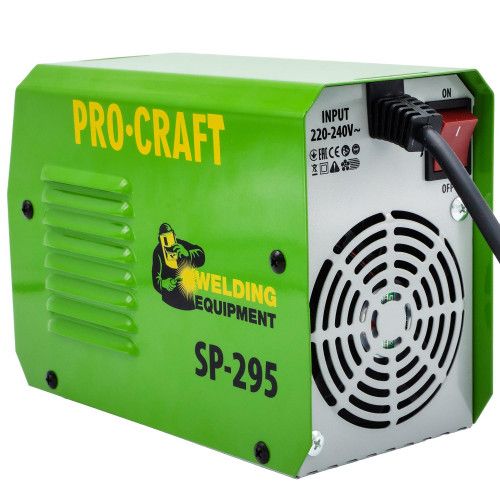 Комплект инверторный сварочный аппарат Procraft SP295 NEW + Маска сварочная Procraft SPH90-800-B фото 7