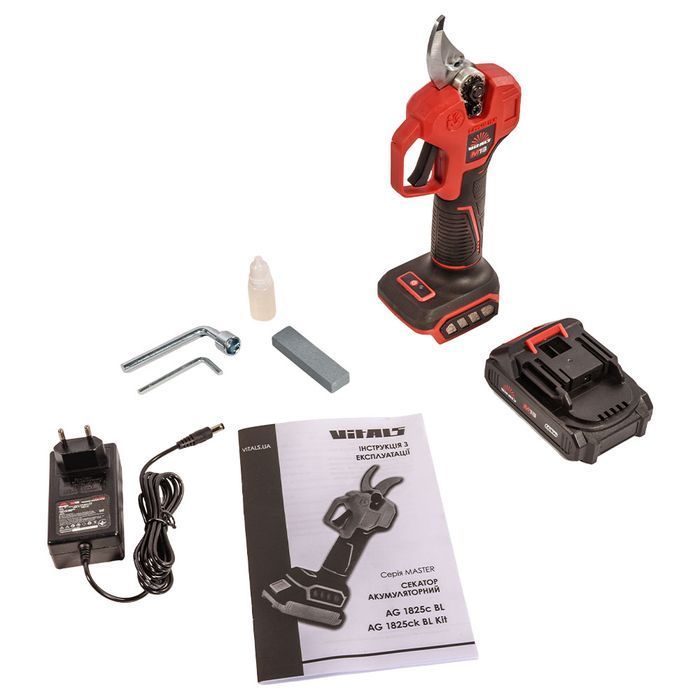 Секатор аккумуляторный Vitals Master AG 1825ck BL Kit фото 10