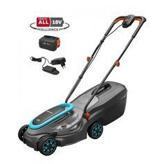 Аккумуляторная газонокосилка Gardena PowerMax 32/18V P4A Set (14632-20) фото 1