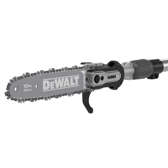 Висоторіз акумуляторний безщітковий з телескопічною штангою DeWALT, XR FLEXVOLT 54 В Li-lon, довжина шини 25 см, швидкість ланцюга 15.6 м/с, загальна довжина інструменту 270-350 см, без акумулятора і зарядного пристрою, вага 6.9 кг фото 7
