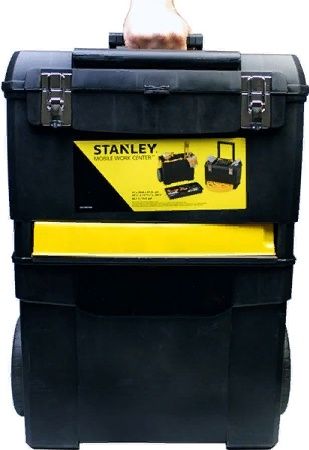 Ящик для инструмента с колесами STANLEY Modular Rolling Workshop двухсекционный STST1-70598 фото 3