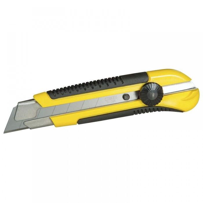 Нож DynaGrip длиной 180 мм с лезвием шириной 25 мм с отламывающимися сегментами и винтовым фиксатором STANLEY 0-10-425 фото 2