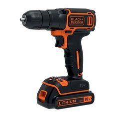 Дриль-шуруповерт акумуляторний BLACK+DECKER BDCD18 фото 1